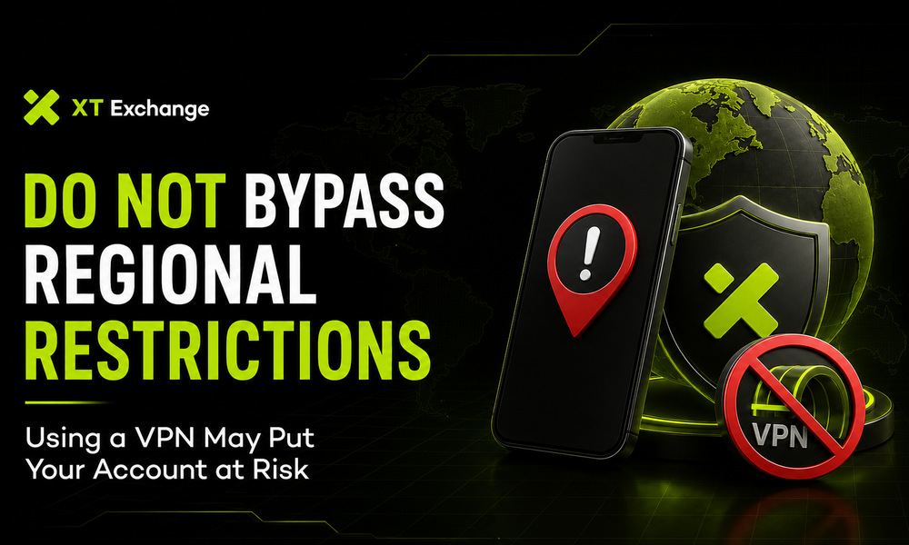 Warning against bypassing XT.com regional restrictions with a VPN