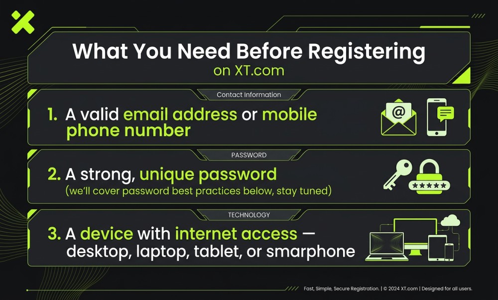 Register on XT