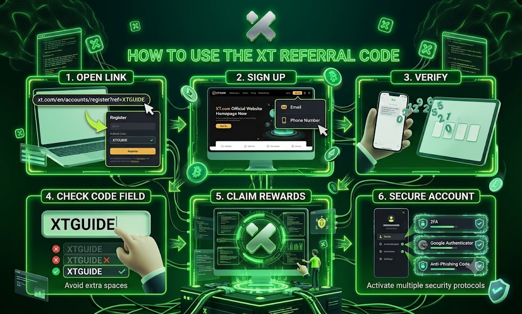 using referral code on xt