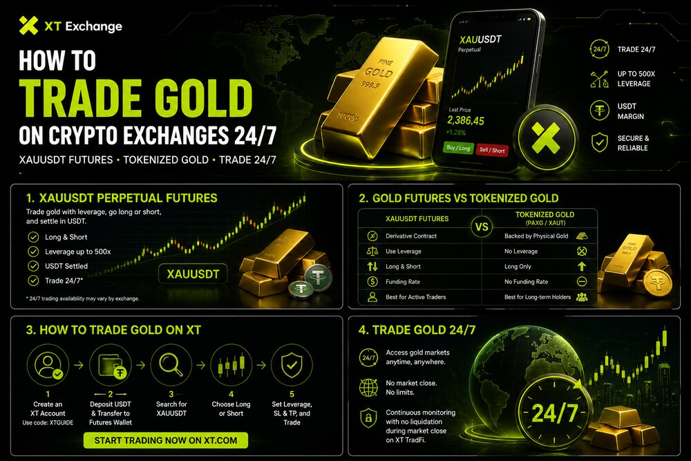 how to trade gold on crypto exchange
